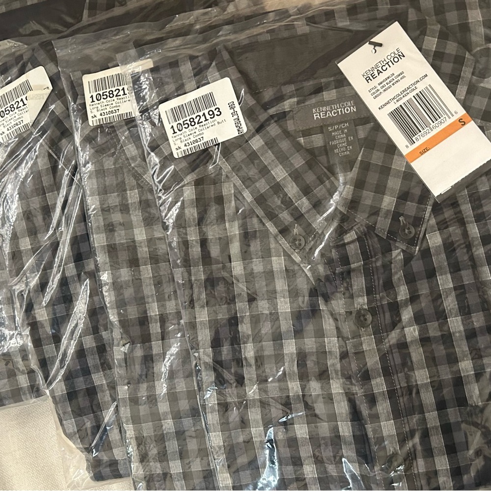 Kenneth Cole Mens Long sleeves Shirt